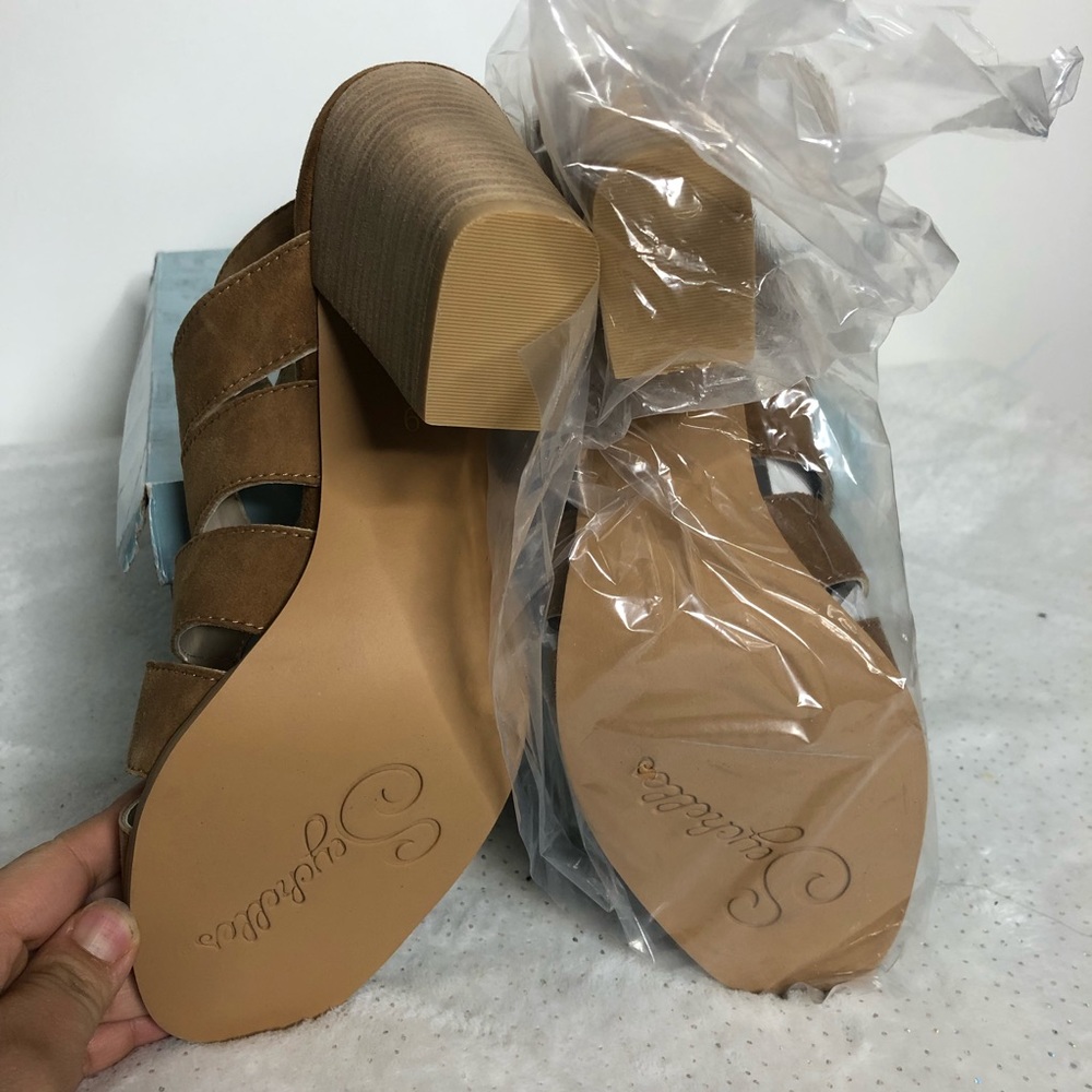 Seychelles Completely Engaged Suede Block Heel Sandal NEW 9 - Picture 6 of 9